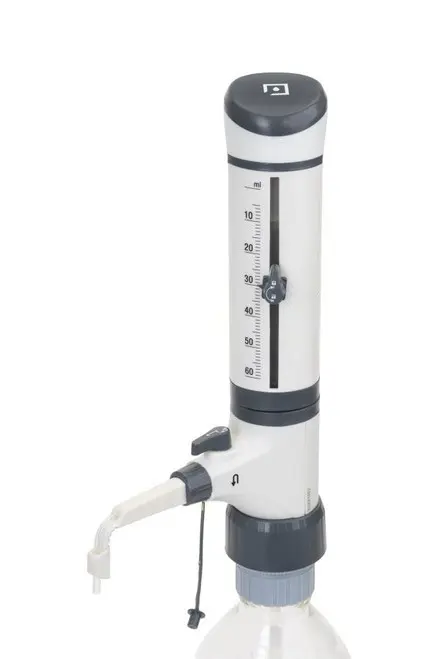 Bottle Top Dispenser with Recirculating Valve, Volume Range 1mL - 10mL